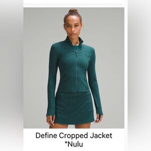 Define crop nulu jacket